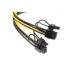 CPU 8Pin to Graphics Video Card Double PCI-E PCIe 8Pin Power Supply Splitter