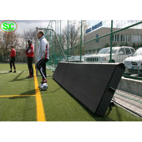 Advertisement Video Perimeter Stadium Led Display Screens With Soft Protecting