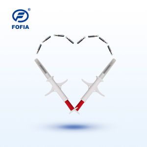 Cheap Livestock ID Chip FDX-B Animal Microchip Tag With 6 Barcode Stickers Sterilized Pouch for sale