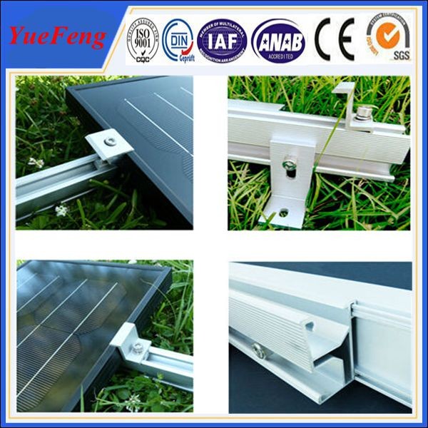 Quality supply extrusion aluminum,6061/6063 best solar panel mounting aluminum rail OEM wholesale