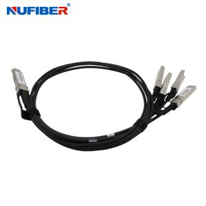 Cheap 40G QSFP+ To 4x10G SFP+ 1 3 5 7M Breakout Passive Copper DAC Cable for sale