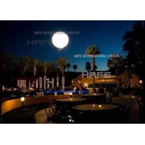 Luminous 3.3 M Giant Led Light Up Helium Balloons 0.18 MM PVC With Protection