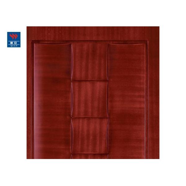 Fire Rated Solid Interior Flush Safety Hotel Entry Timber Wooden Door With UL Certificate