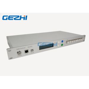 Low Insertion Loss Rack 1650nm 1X8 Optical Switch Equipment