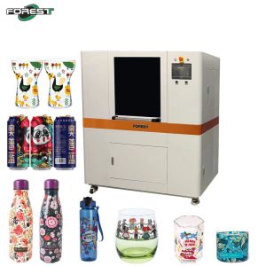 Cheap Cylinder Inkjet Printer 360° Rotation UV Printer Versatile Printing For Stainless Steel Thermos Bottles for sale
