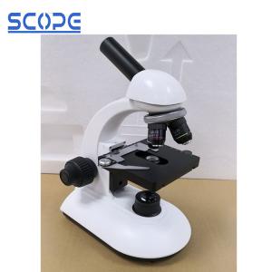 Cheap 3W LED High Power Laboratory Biological Microscope 4X / 10X For Biology for sale