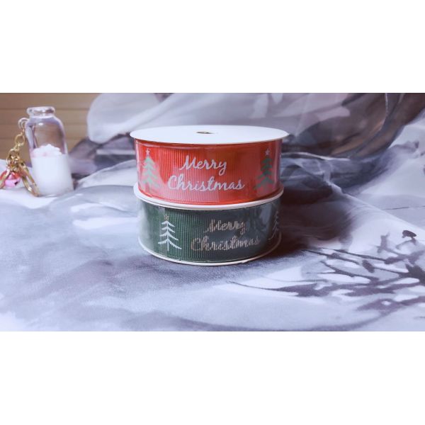 Customized Print Satin Grosgrain Ribbon with Logo For Wrapping Decoration