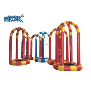 Amusement Park Game Inflatable Trampoline For Single Adults Kids