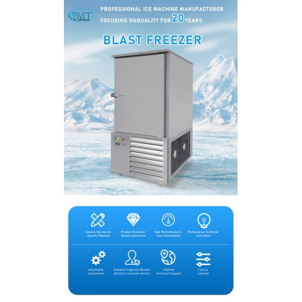 Mobile Cryogenic Commercial Blast Freezer For Plate Freezing And Eco Friendly