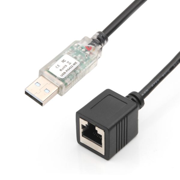 Quality USB RS422 to RJ45 8P8C Female Nickel Plated WB-1800-BT Industrial Network Debug Adapter Cable wholesale