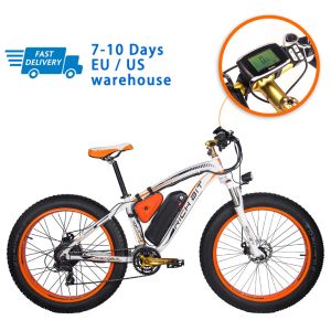 US EU STOCK Top-012 Rich Bit Ebike Fat Tire 1000w 48v-17ah Motor Brushless