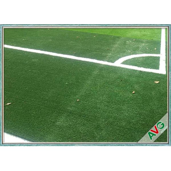Football Fake Turf 13000 Yarn Dtex Green Color Durable Football Synthetic Grass