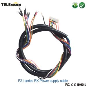 Cheap Telecrane push button remote control F21-E1B F21-E2 receiver power supply cable line for sale