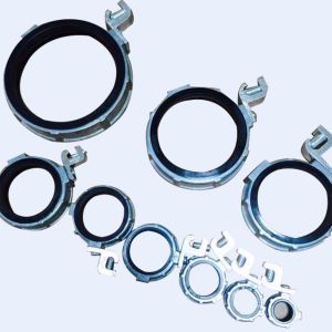 China 5 6 Insulated Conduit Bushing Alu Zinc Malleable Material With Grounding Terminal on sale