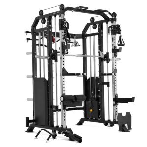 Black Home Commercial Use Multi Station Equipment Multi Function Gym
