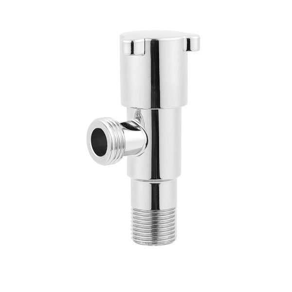 Quality 155g Rotary Toilet Angle Stop Valve 1 Way Male Thread For Kitchen Shower wholesale