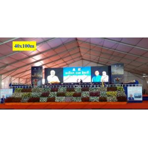 40 x 100m Huge Trade Show Event Tents With Wood Floor For Export Trade