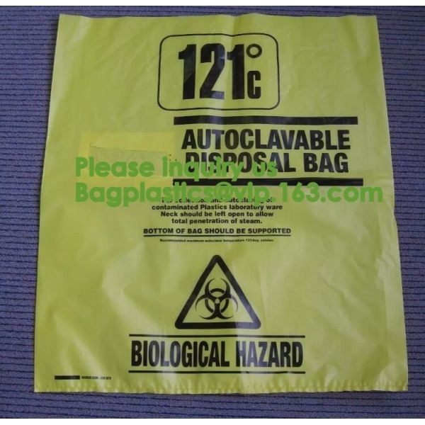 Quality Cytotoxic Bio Hazard biological waste orange science, Bio-Hazard Trash Bag, Polypropylene Bio Hazard Bags & Autoclavable wholesale
