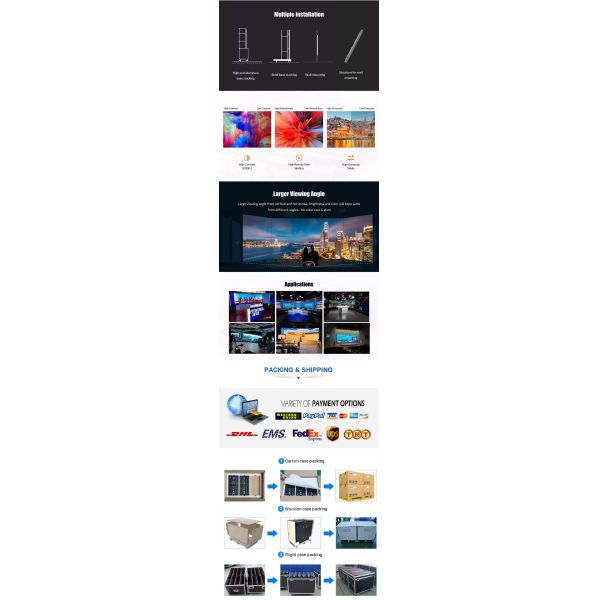 1RGB P4.81mm led panel advertising board Energy Saving Screen