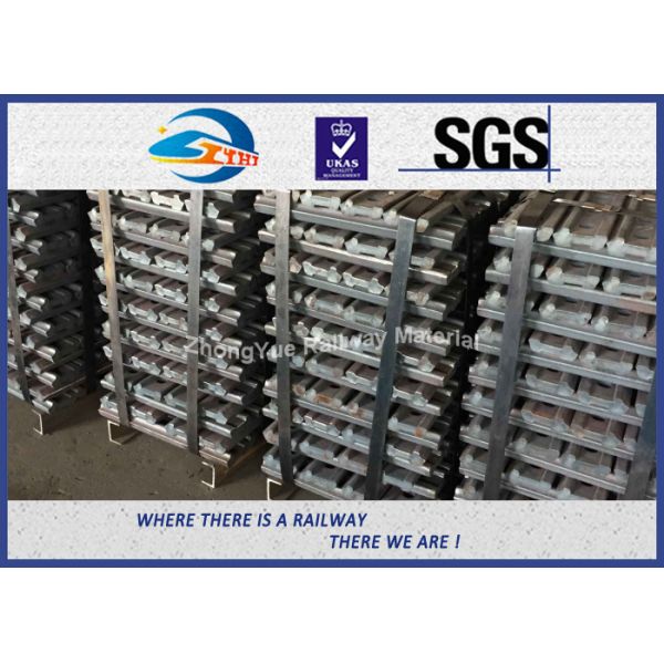 High Tensile Railway Fish Plate For BS80A Steel Rail British Standard BS47-1 Joint Bar 45#