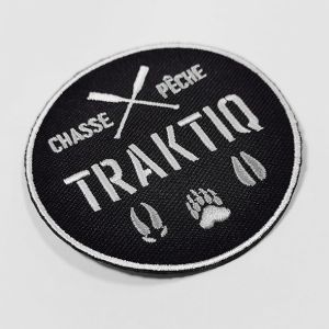 Wholesale Custom Washable Decorative Iron On Patches Merrow Border For Jeans