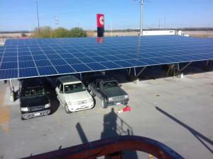 Cheap Adjustable Solar Panel Parking , Anodized Aluminum Residential Solar Carport Kit for sale