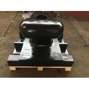 Customized Cast Steel Mooring Components Marine Mooring Tee Head Bollard