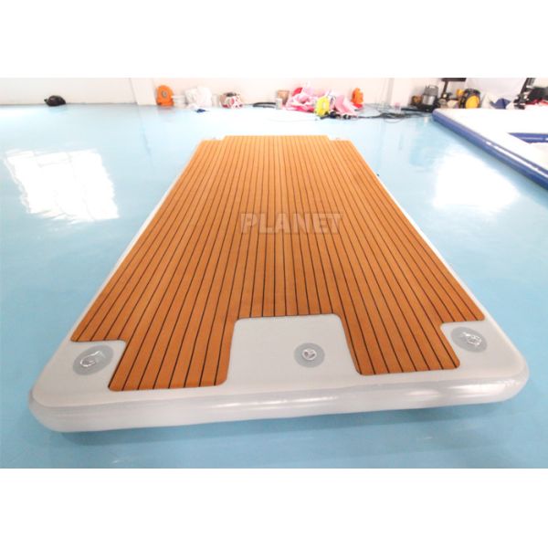 Quality CE Drop Stitch Inflatable Water Games Floating Yoga Mat wholesale