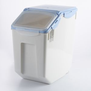 10kg rice box rice clear plastic square storage container pet food container