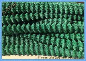 China PVC Coated Galvanized Diamond Chain Link Wire Mesh Fence Fabric 4 Foot Height on sale