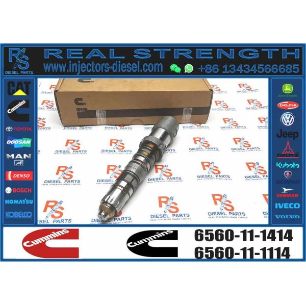 6D170-3 Engine 6560-11-1414 6560-11-1412 4902828 Fuel Injector for Komatsu Cummins SAA6D1703 QSK23 Engine Injector
