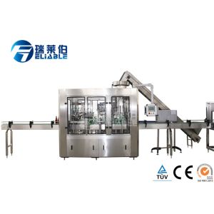 China Reliable Automated Glass Bottling Equipment , Bottle Filling Machine Small on sale