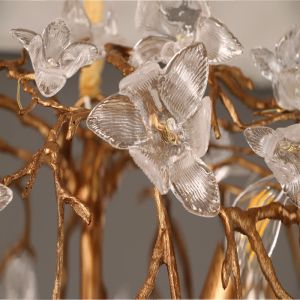 Creative Modern LED Bedroom Chandelier With Energy Saving Light Source