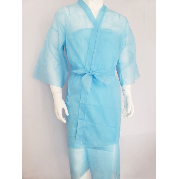 PP Disposable Spa Dressing Gown Strapless Massage Gown