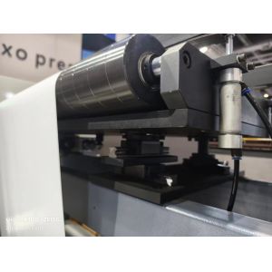 Single Pass Sleeve Type Flexo Printing Machine with IR Dryer and Rewinding for