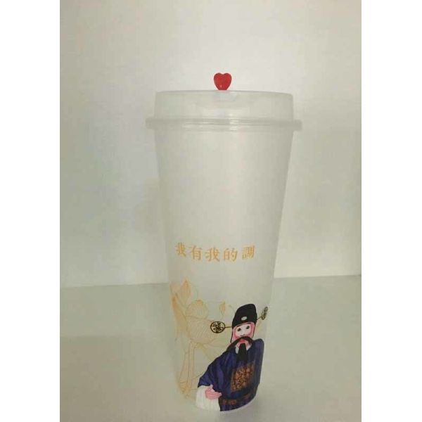 In Mould Label Cup Dia 90*Height 177 mm SGS / FDA Certification