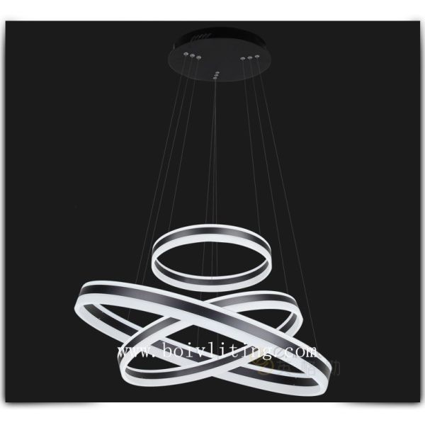 LED Lamp Creative Modern Stysle Acrylic Round Pendant Lightings White Color