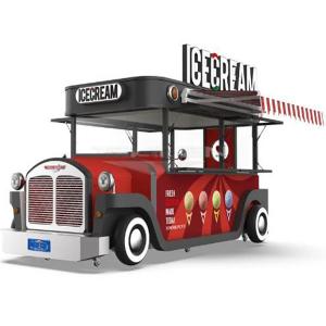 China Electric Mobile Food Cart Trailer Hot Dog Vending Cart Ice Cream Push Cart on sale