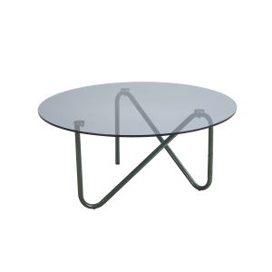 Cheap 450mm Modern Artistic Coffee Tables Tempered Glass With Storage for sale