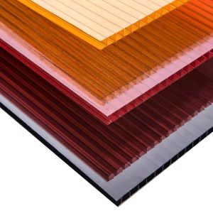 China Multiple Foldable Application 4mm Twin Wall Polycarbonate Sheet on sale