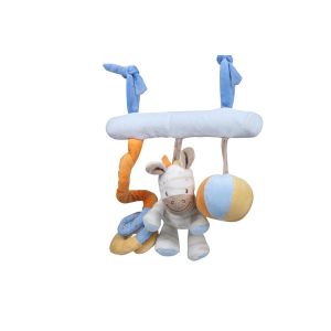 Vision Developing Newborn Plush Toys Embroidery Logo Hanging Design