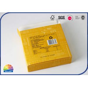 Pastry Packaging Paper Retail Folding Box 4c Print Matte Lamination