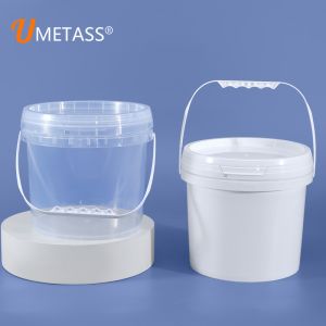 Food Grade Packaging Container Plastic 1 Gallon Drum with Gamma Seal Lid and Handle