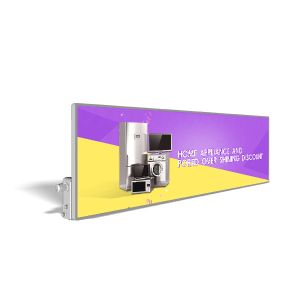 Moisture Proof P2.6B Rear Window LED Display Silver 12V Advertising Signs