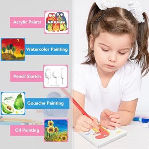 Customize Size Blank Mini Stretched Cotton Linen Canvas Board For Painting Art