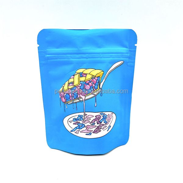 Custom Logo Biodegradable Stand Up Pouches 0.5lb zippered Gravnre Printing
