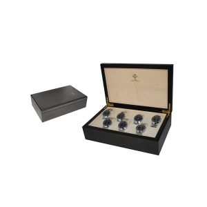 Custom Wooden Wrist Watch Packing Box With 7 Slots , Wrist Watch Box