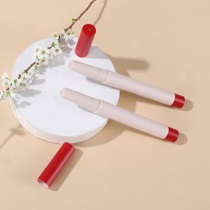 Round Plastic Lipstick Containers And Packaging Lipbalm Container Eyeshadow