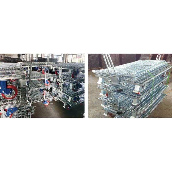 Galvanized Storage Cage Wire Mesh Container