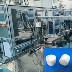 Cheap Silica Gel Desiccant Cap Assembly Machine Stable Performance Plc Control Remote Control for sale